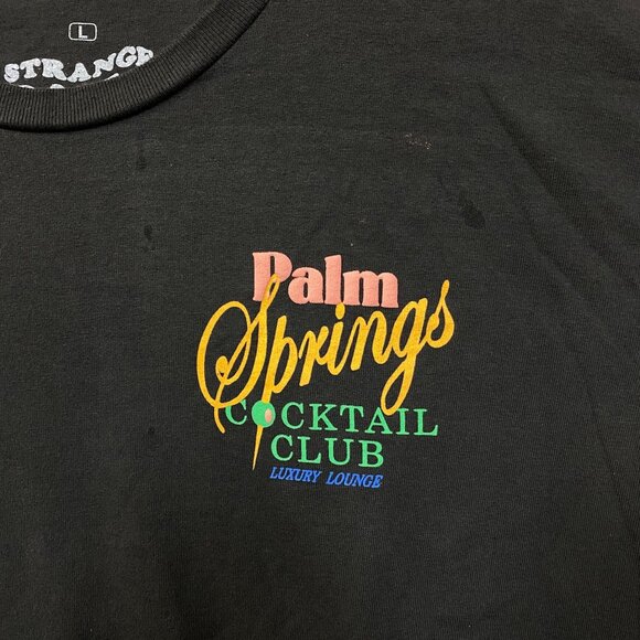 Strange Daze Palm Springs Cocktail Club T-Shirt Large - Picture 3 of 5